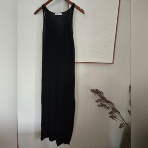 ZARA Black Knit Maxi Dress- NEVER WORN!